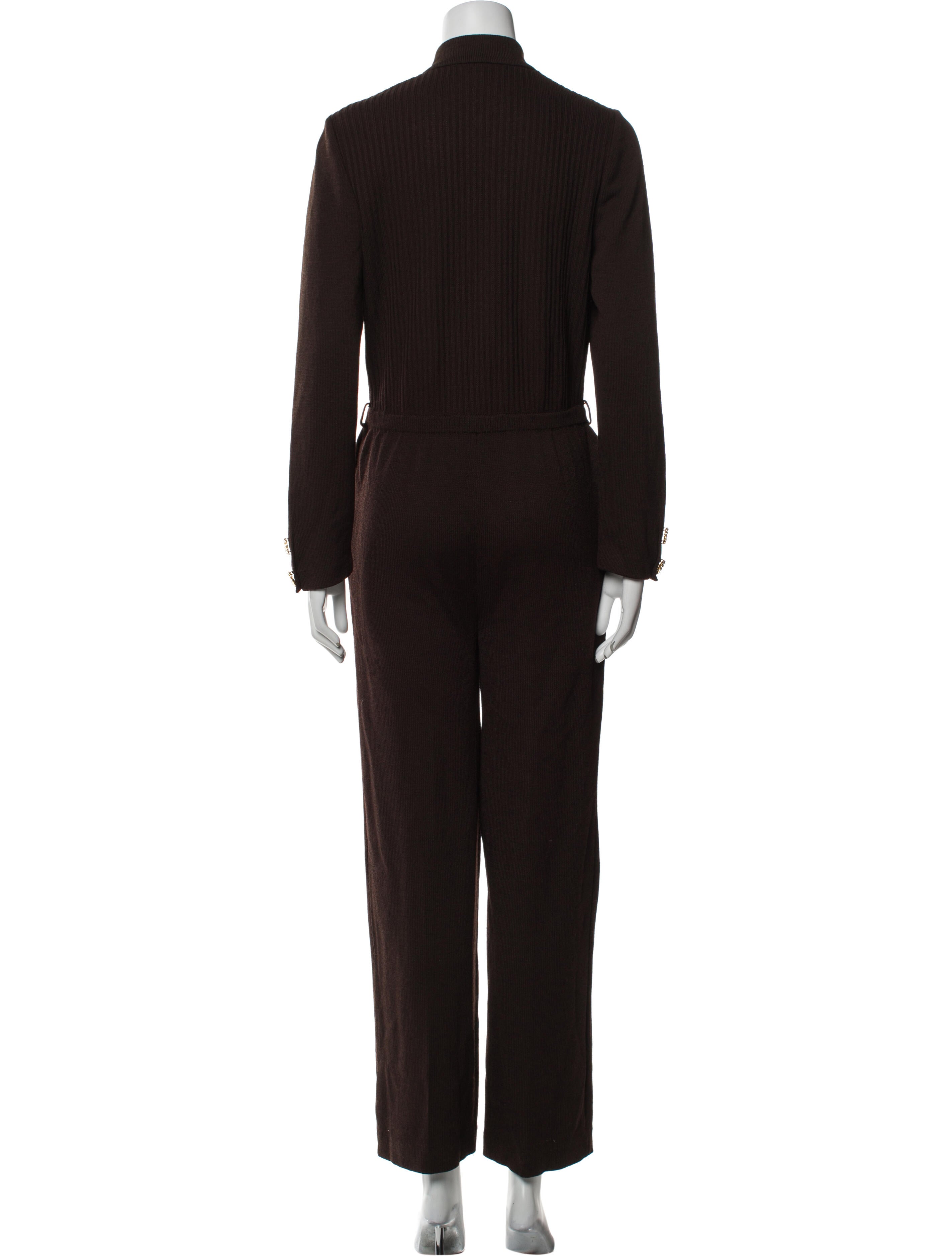 St. John Collection Crew Neck Jumpsuit
